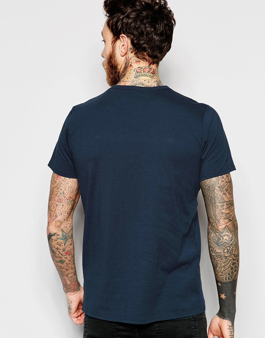 Sleeve Blue Cross T-Shirt